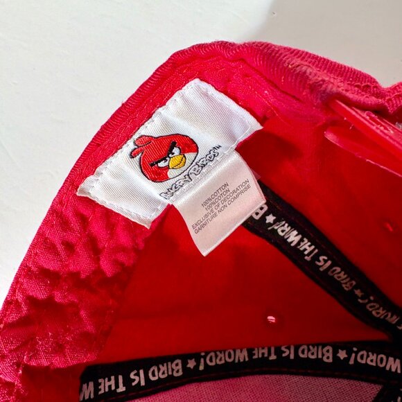 NWOT Angry Birds Baseball Cap | Snapback Adjustable Red Hat - Picture 5 of 9